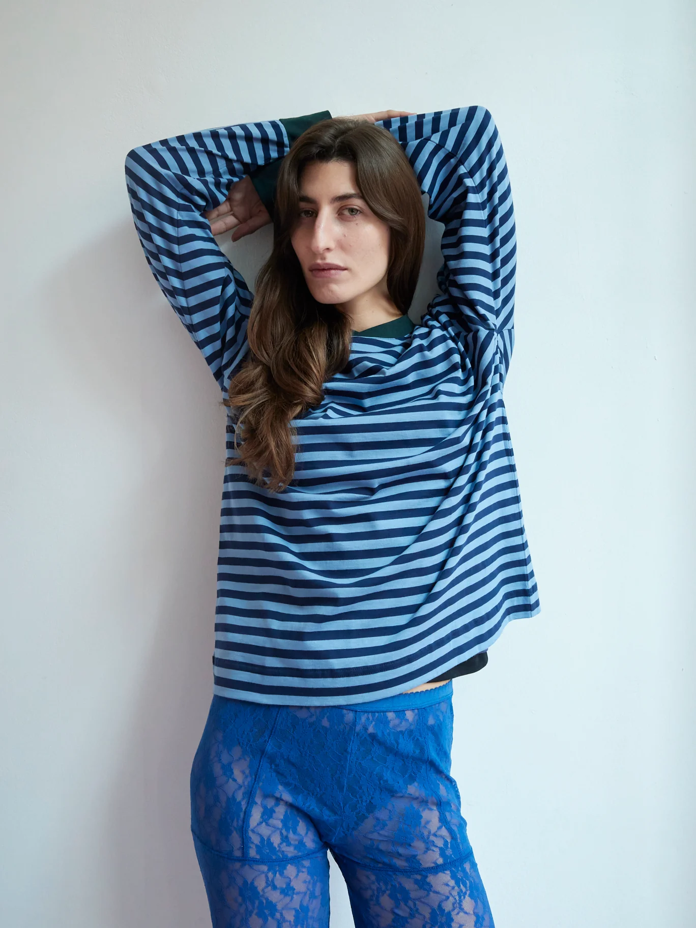 Blue Stripe Long Sleeve - Image 2