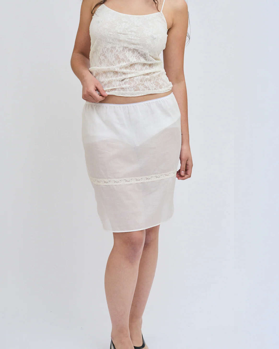 Lace Trim Midi Bloomer - Image 3