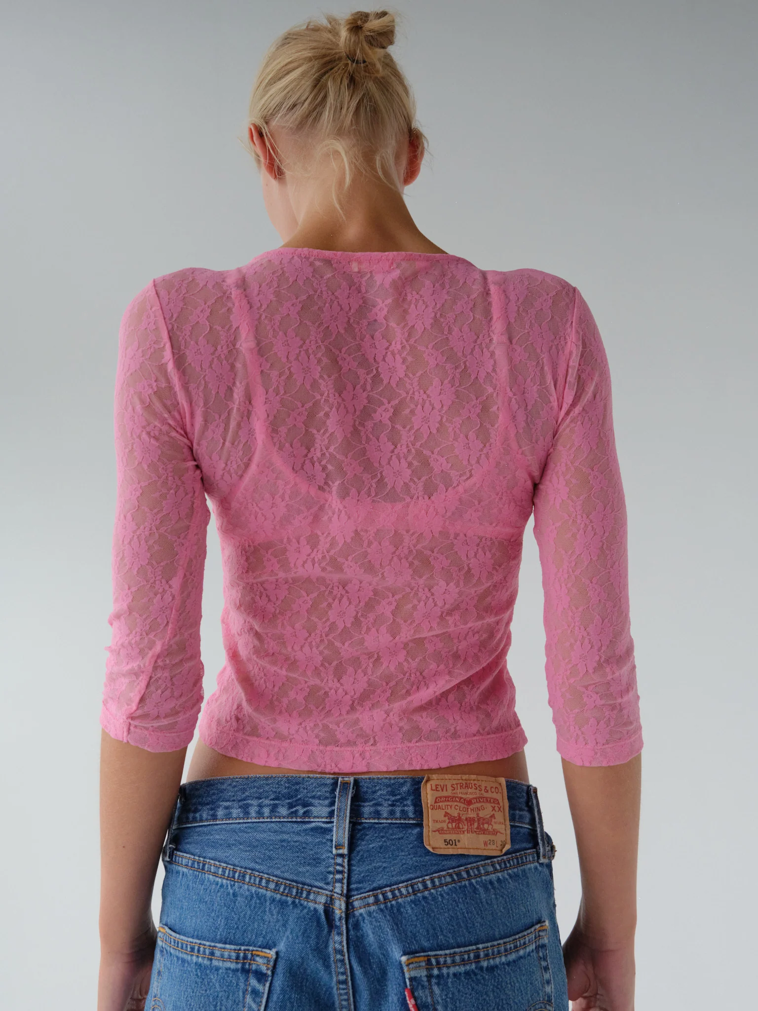 Lace Moss Wrap Top - Image 4