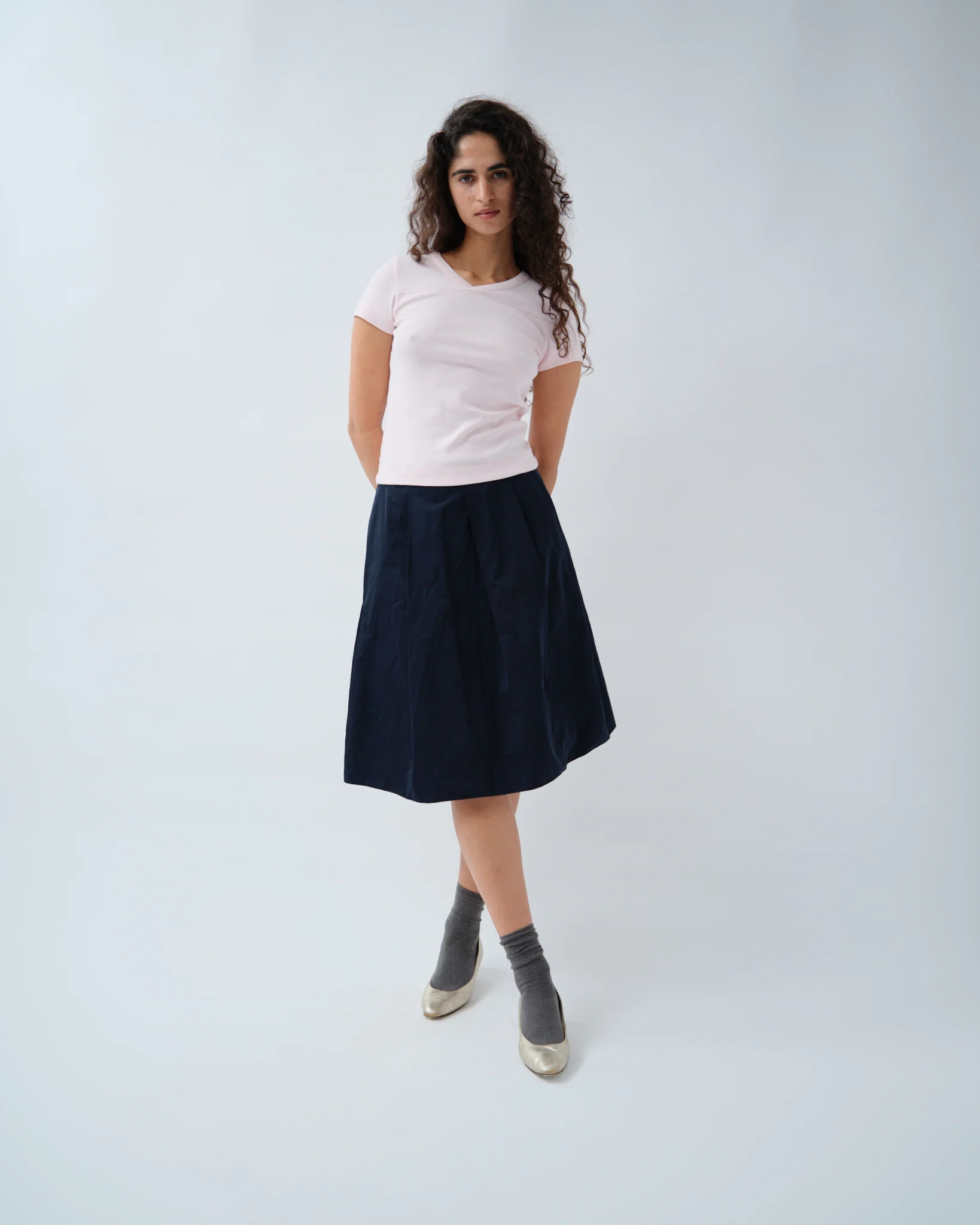 Rhubarb V-Neck Tee - Image 4