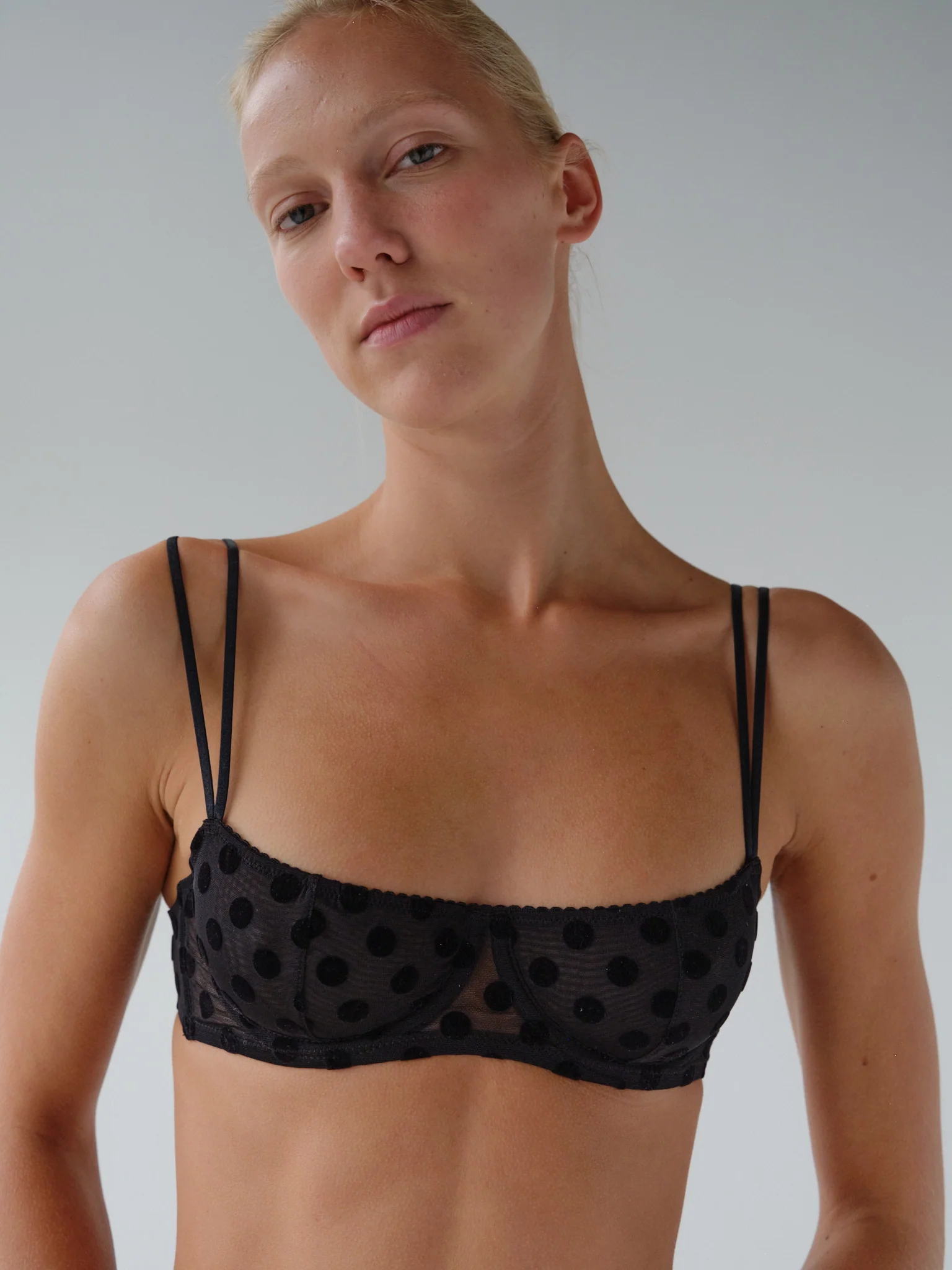 Polka Flock Bra