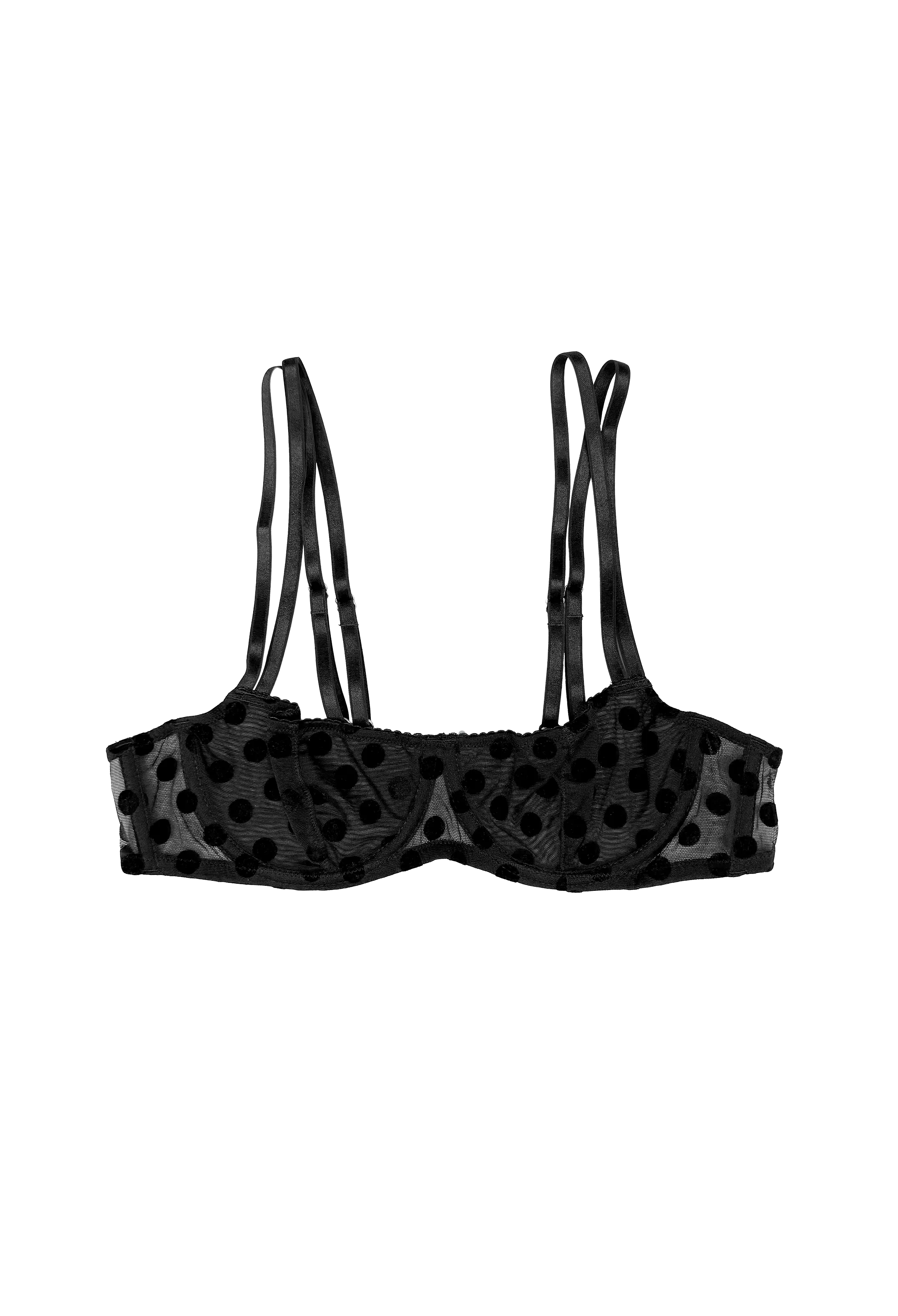 Polka Flock Bra - Image 3
