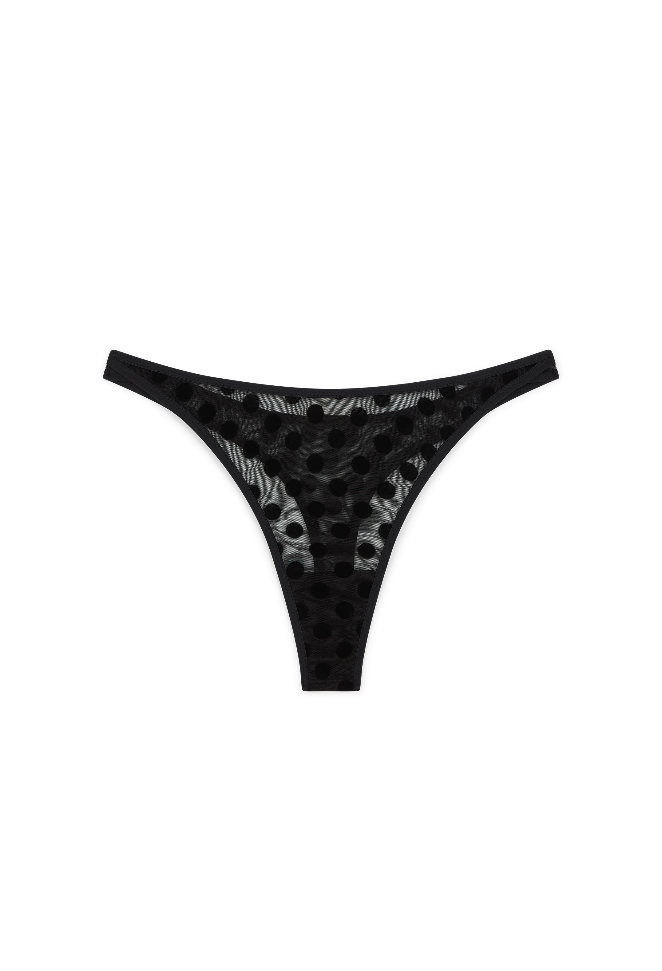 Polka Flock Thong - Image 3
