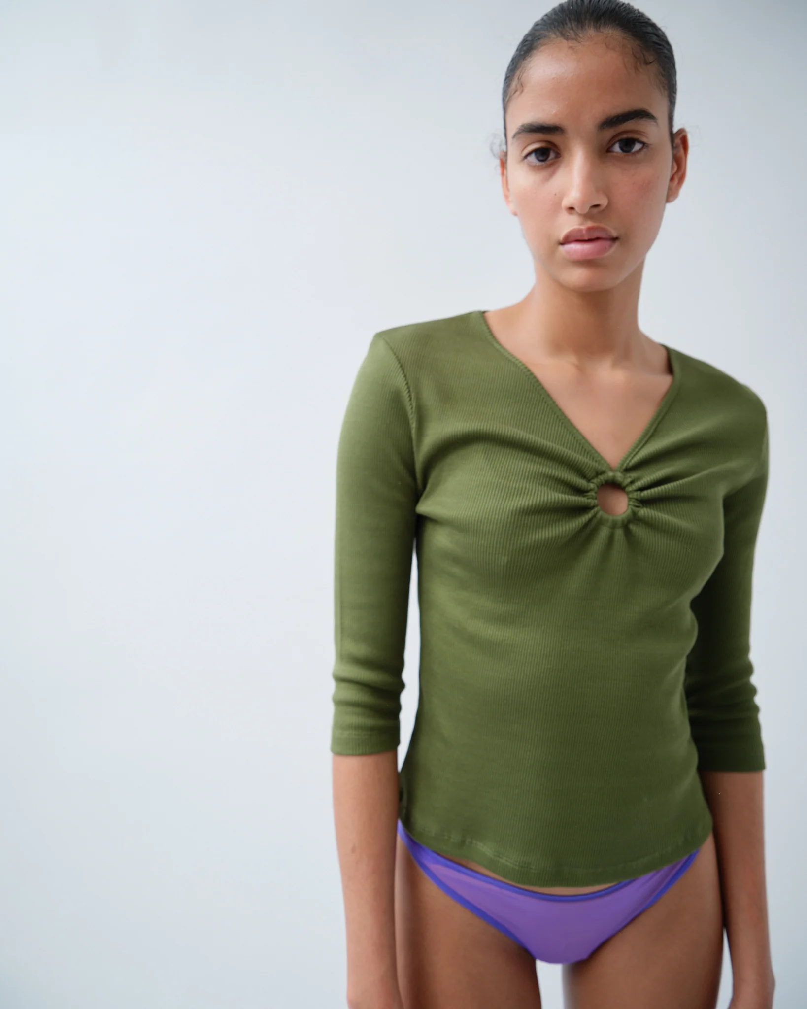 Ring 3/4 Sleeve Top - Image 3