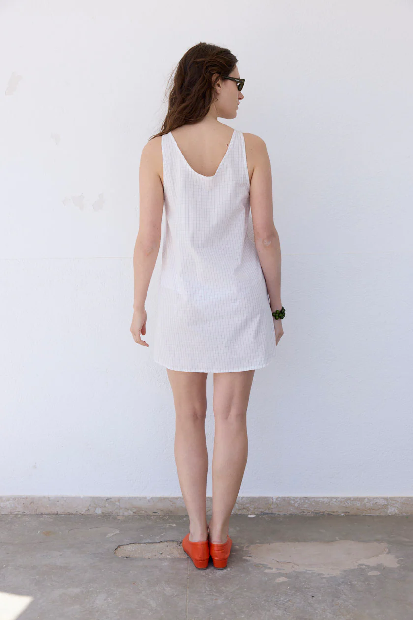 Trattoria Check Dress - Image 8