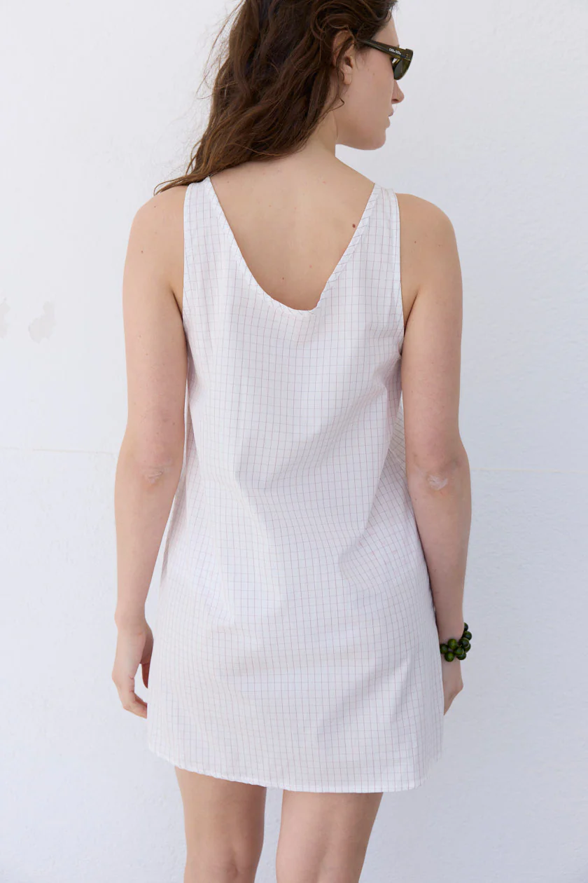 Trattoria Check Dress - Image 9